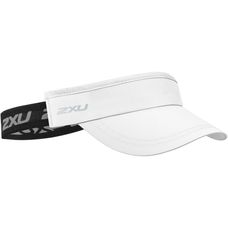 2XU Performance Visor, unisex, White/Black