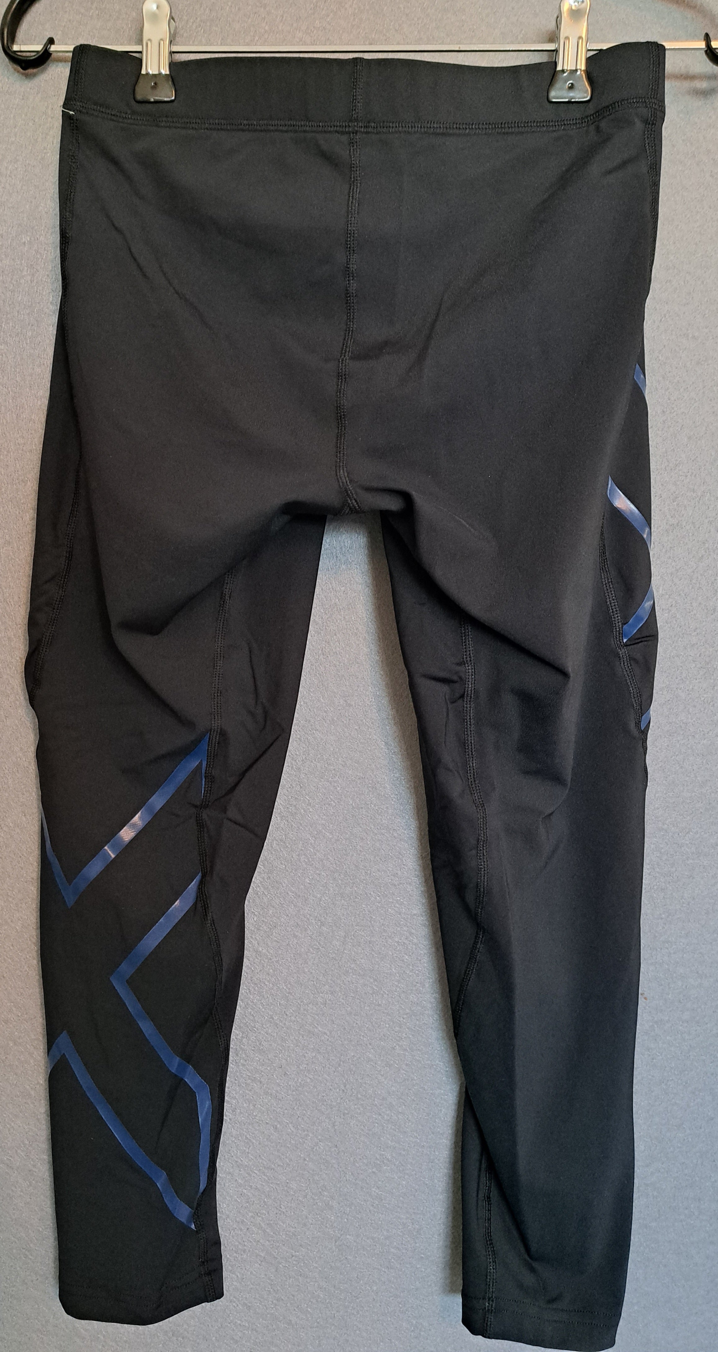 2XU Core Compression 7/8 Tights, Laufhose, Damen, Black/Shadow Blue