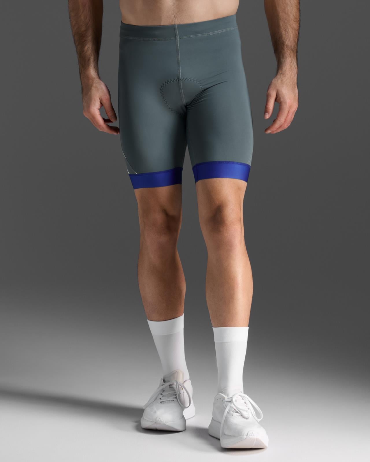 2XU Core Tri 8 inch Short, Herren, Azure Blue/Midnight