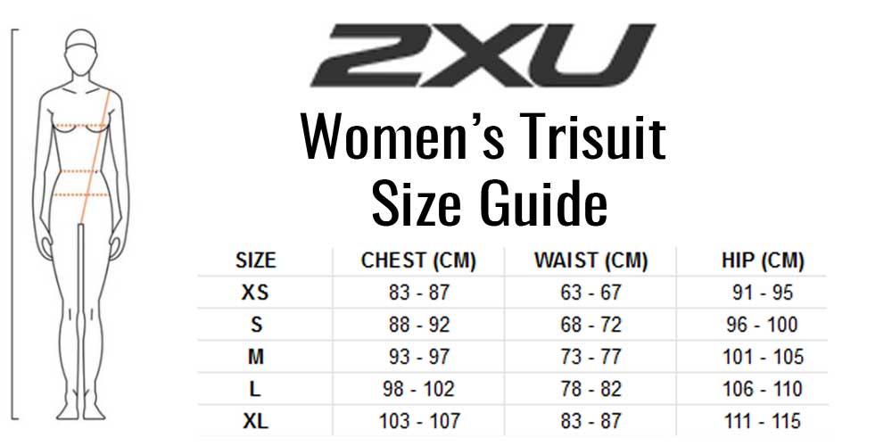 2XU Perform Front Zip Trisuit, Damen, Black/Aqua