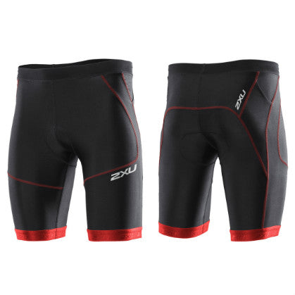 2XU Perform Tri Shorts 9inch, Herren Black/Scarlet
