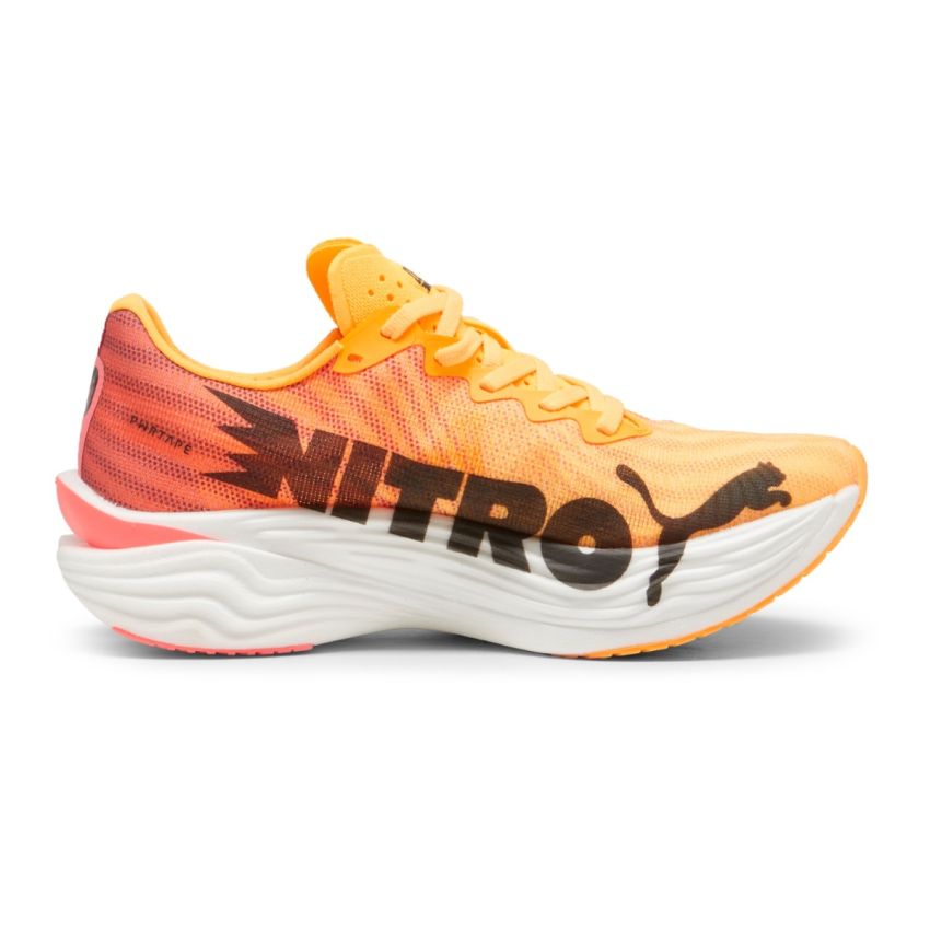 Puma Deviate Nitro Elite 3 Fire, Laufschuh, Damen, Sun Stream/ Sunset Glow