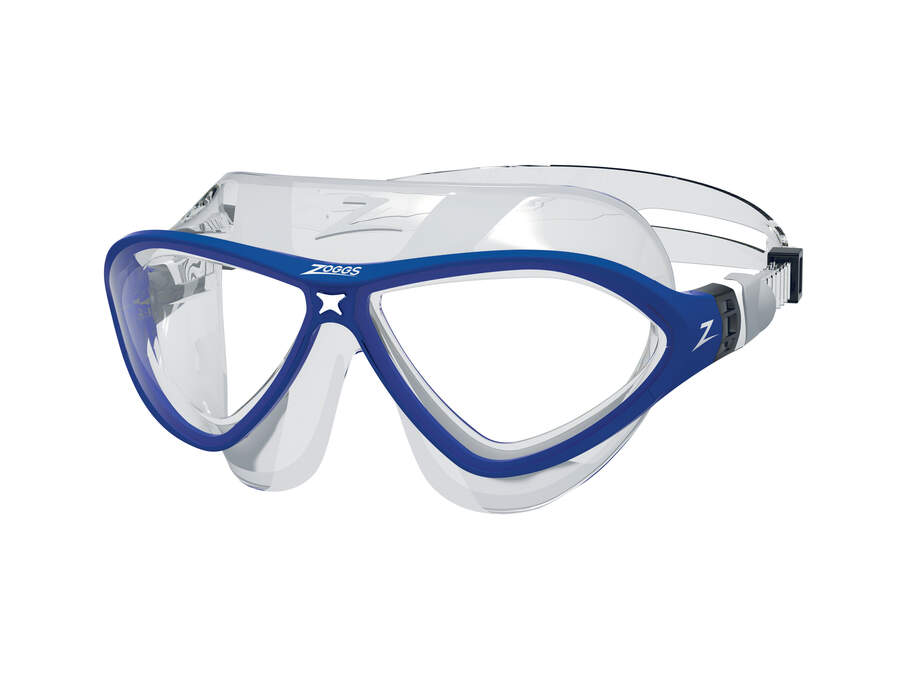 Zoggs Horizon Flex Mask Titanium, clear/blue/clear