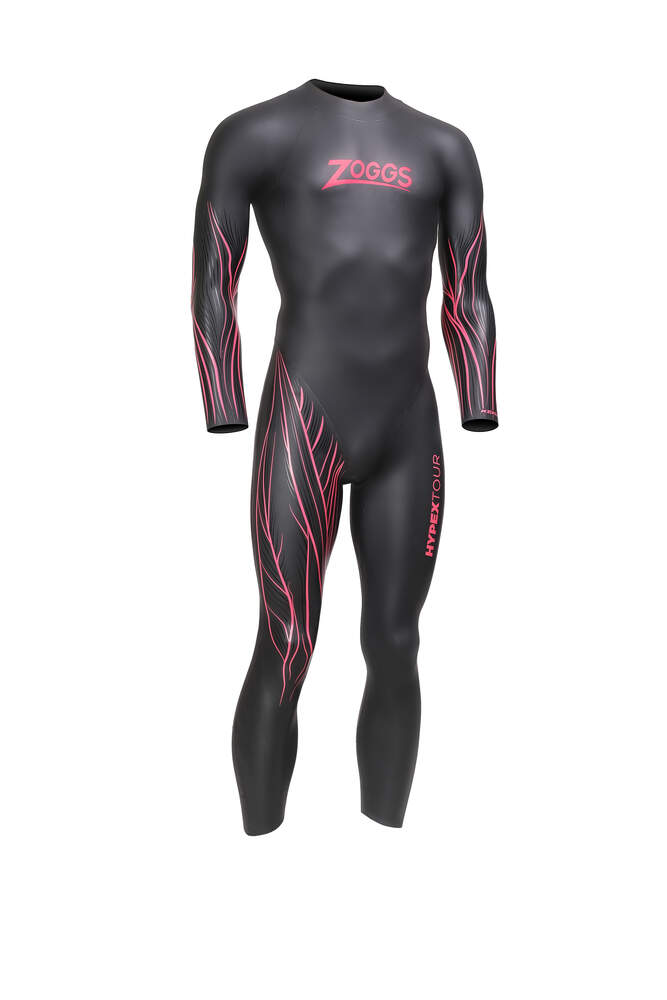 Zoggs Hypex TOUR FS, Black/Red, Neoprenanzug, Herren 2025