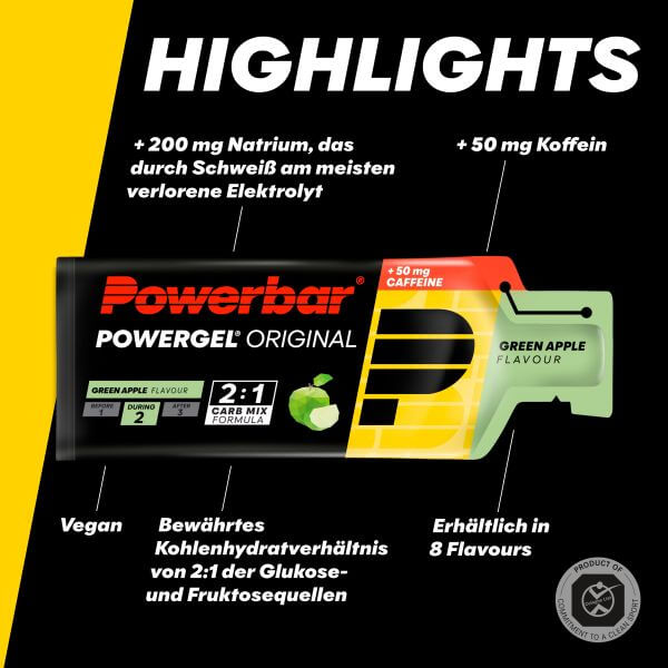 Powerbar Powergel Original, Green Apple, 41g