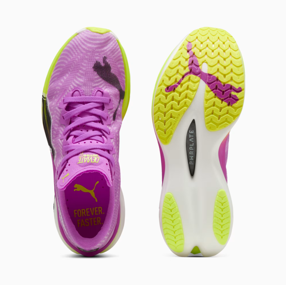 Puma Deviate Nitro Elite 3, Laufschuh, Damen, Pure Magenta-Yellow Alert