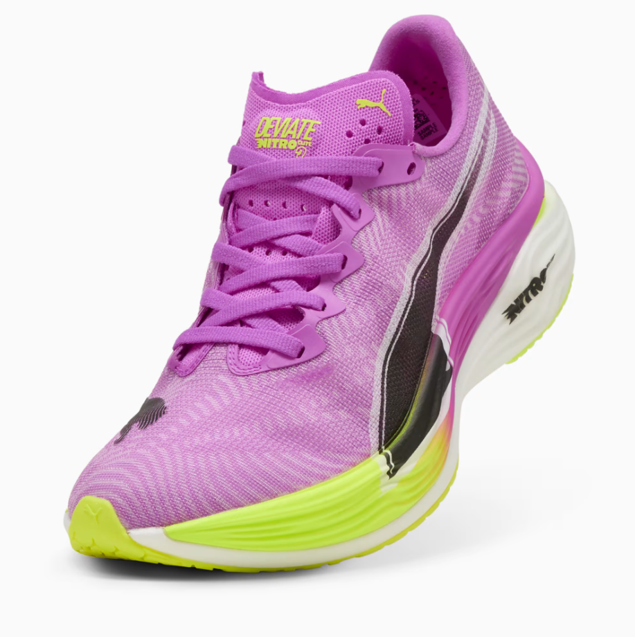 Puma Deviate Nitro Elite 3, Laufschuh, Damen, Pure Magenta/Yellow Alert