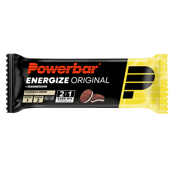 Powerbar Energize Original Riegel, Cookies & Cream, 55 g
