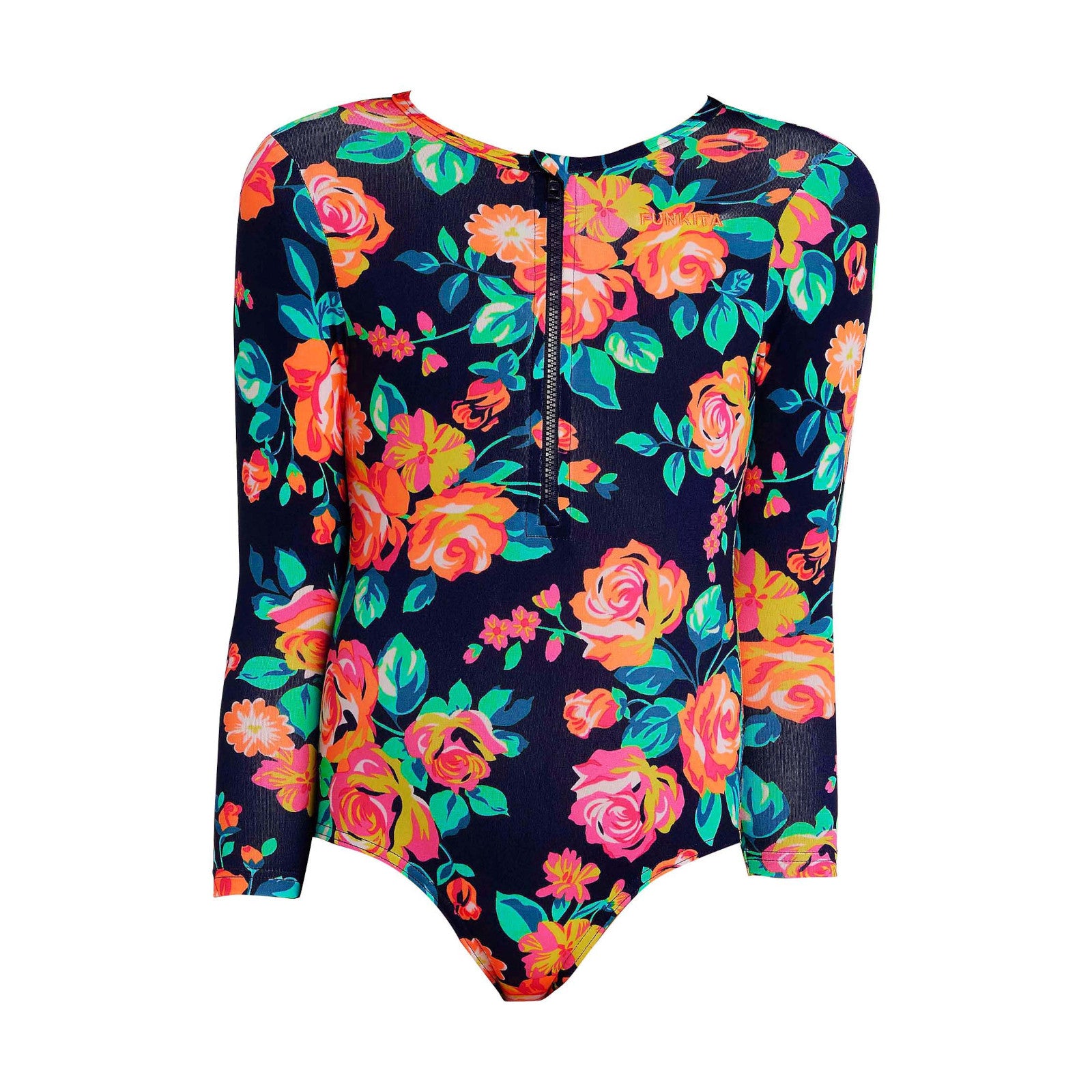 Way Funky Funkita,Sun Cover One Piece Full Bloom, Langarm - Badeanzug, Kinder
