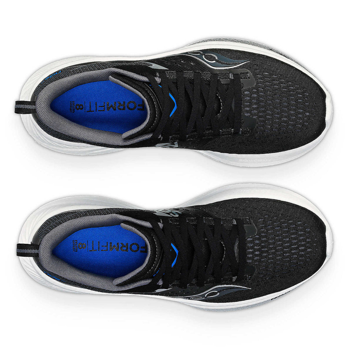 Saucony Ride 17, Damen, Laufschuhe, Black/White
