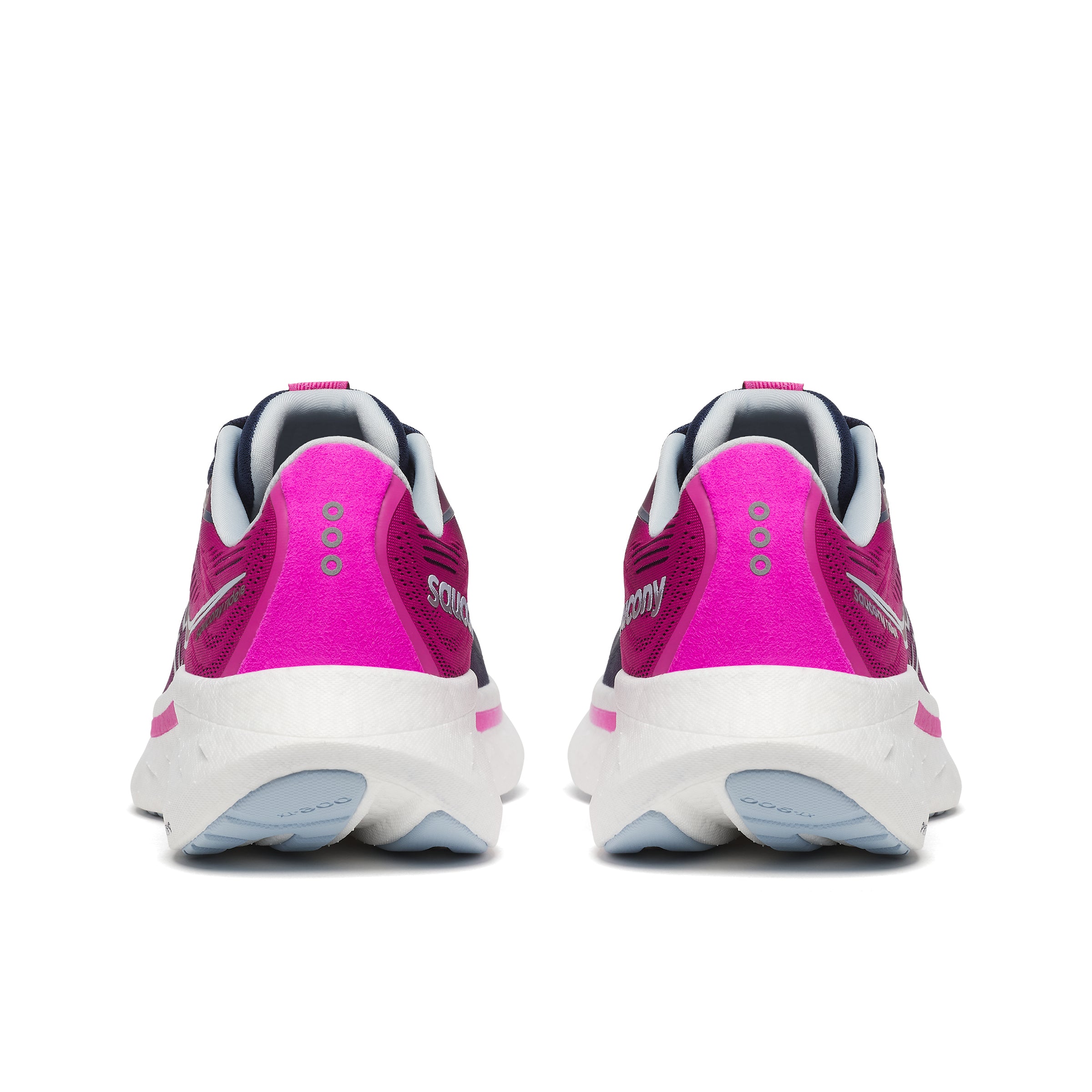 Saucony Ride 18, Laufschuh, Damen, NAVY/ FUCHSIA