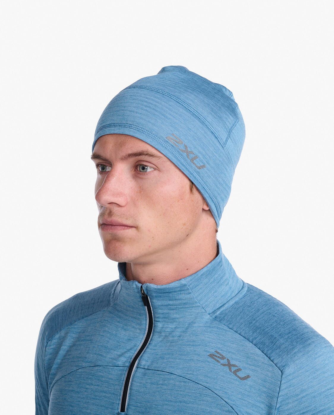 2XU Ignition Beanie, Mütze, unisex, blaugrau