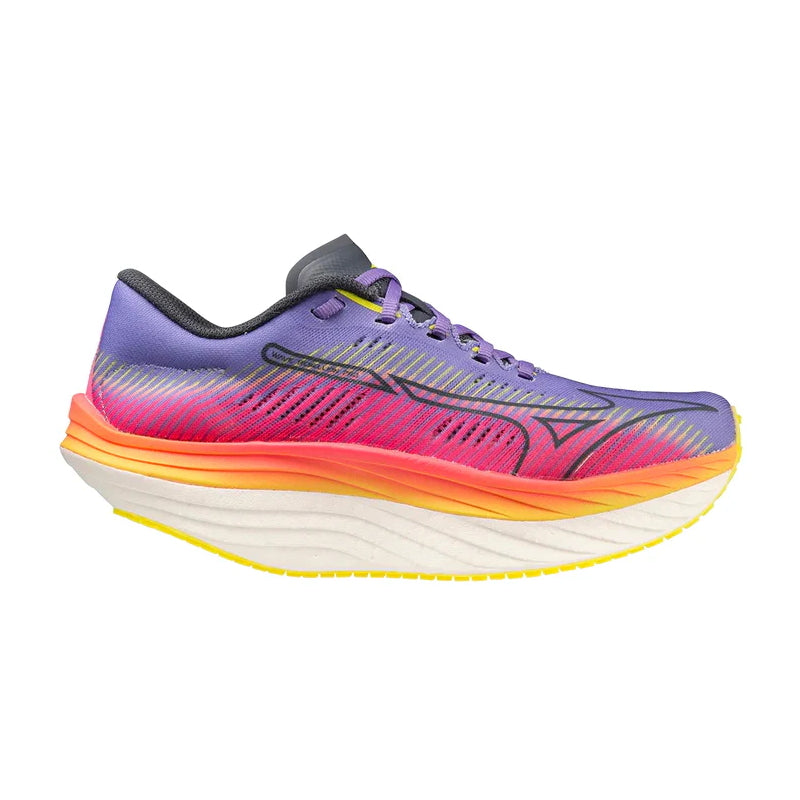 MIZUNO Wave Rebellion Pro, Damen, H-VPink/OBlue/PPunch