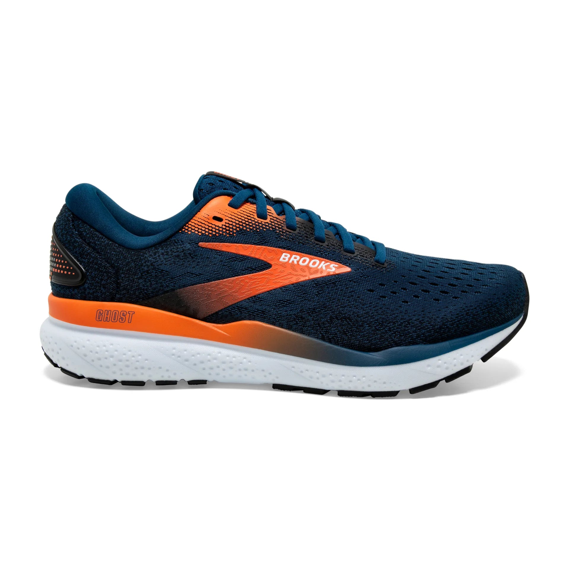 Brooks Ghost 16, Laufschue, Herren, Blue Opal/Black/Nasturtium