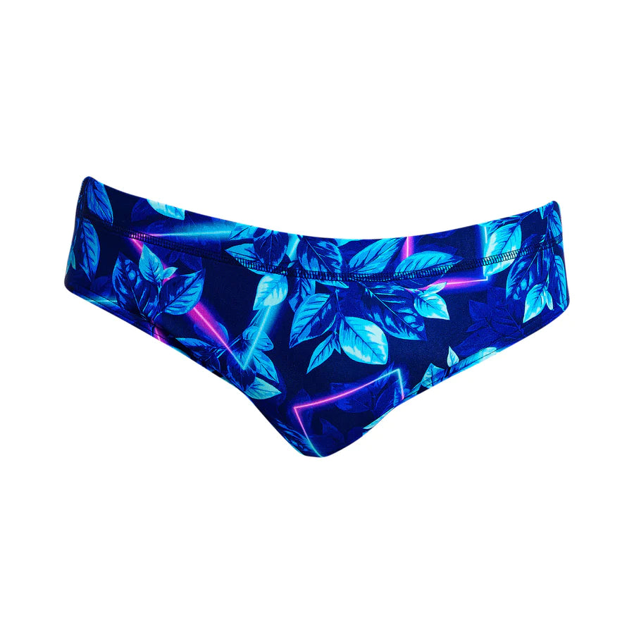 Way Funky Funky Trunks, Classic Briefs Leaf Laser, Badehose, Herren