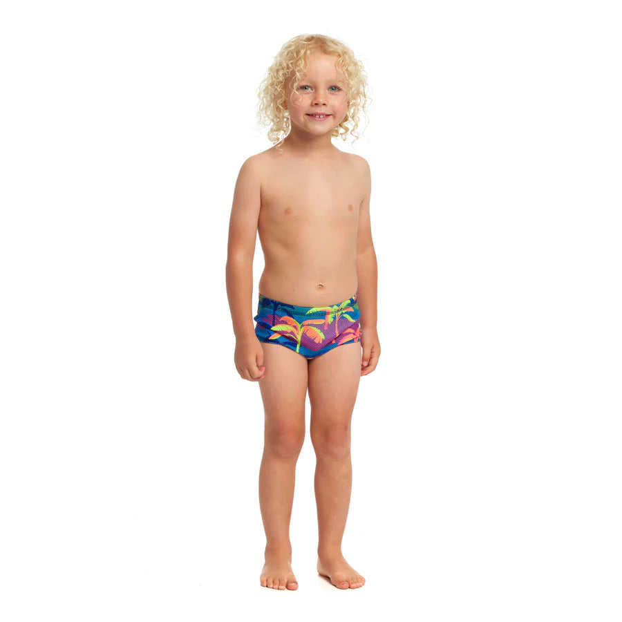 Way Funky, Funky Trunks, Eco Printed Trunks Palm A Lot, Badehose, Kinder