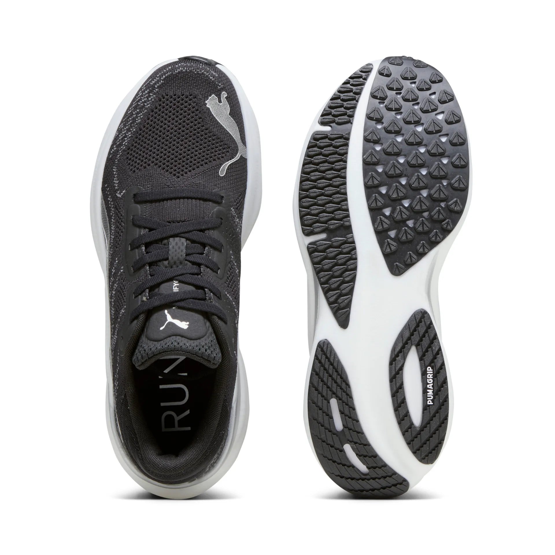 Puma Magnify NITRO 2, Laufschuhe, Herren, Puma Black/Puma White/Puma Silver