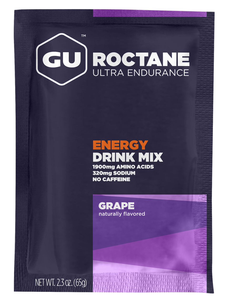 GU Roctane Drink, Grape, 65g, electrolyte powder