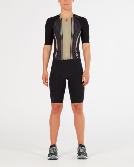 2XU Project X Trisuit, Damen, schwarz/gold