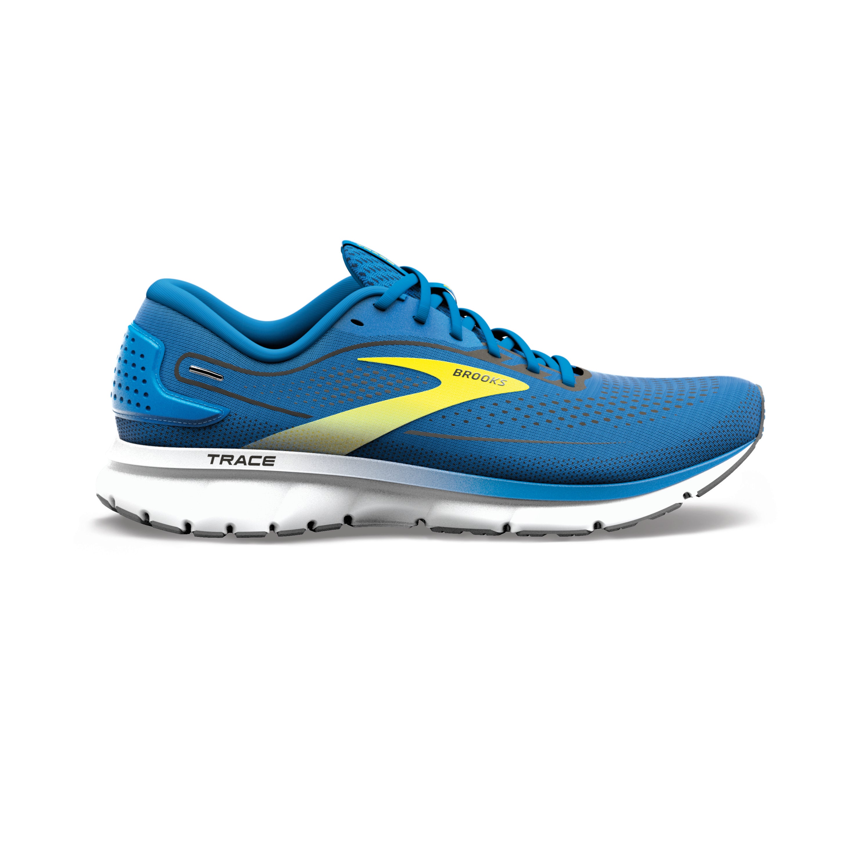 Brooks Trace 2, Herren, Blue/Nightlife/White, blau/gelb