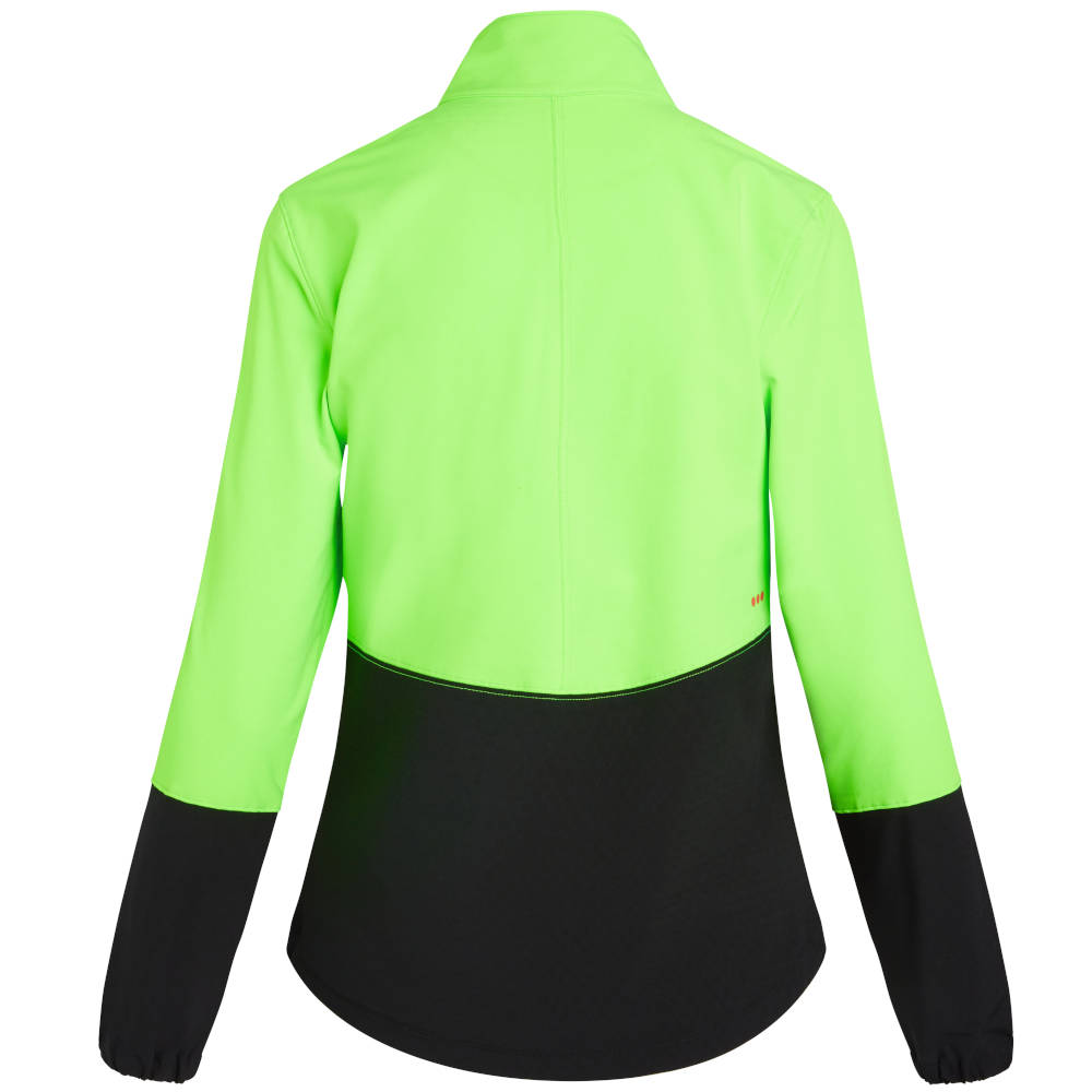 Saucony Bluster Jacket, Damen, vizi slime, neon-grüngelb/schwarz
