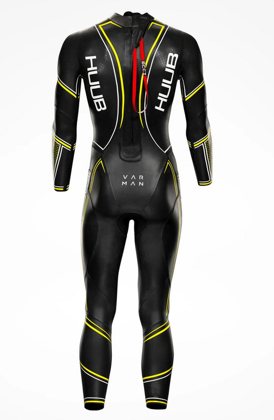 Tester Huub Varman 3:5, Fluo Limited Edition Neoprenanzug, Herren, schwarz/gelb