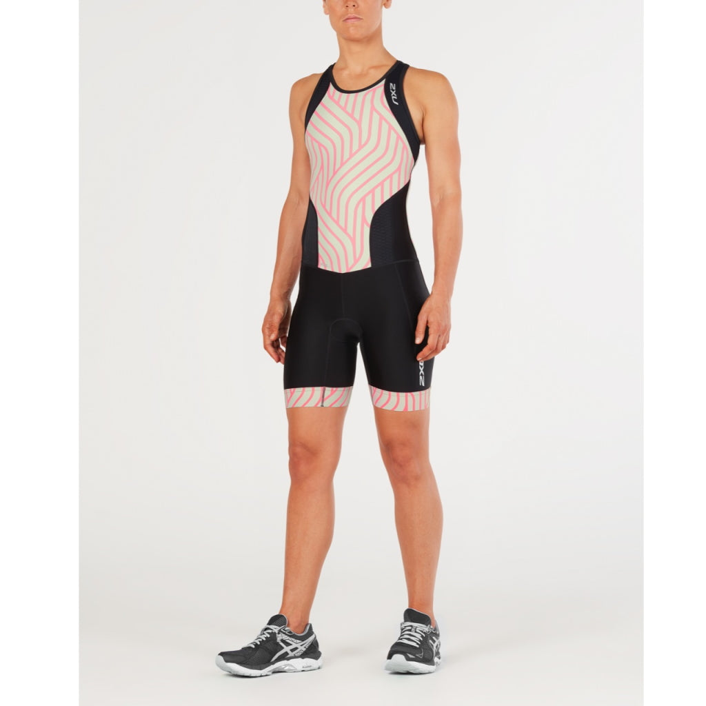 2XU Perform Y-Back Trisuit, Damen, schwarz/mint