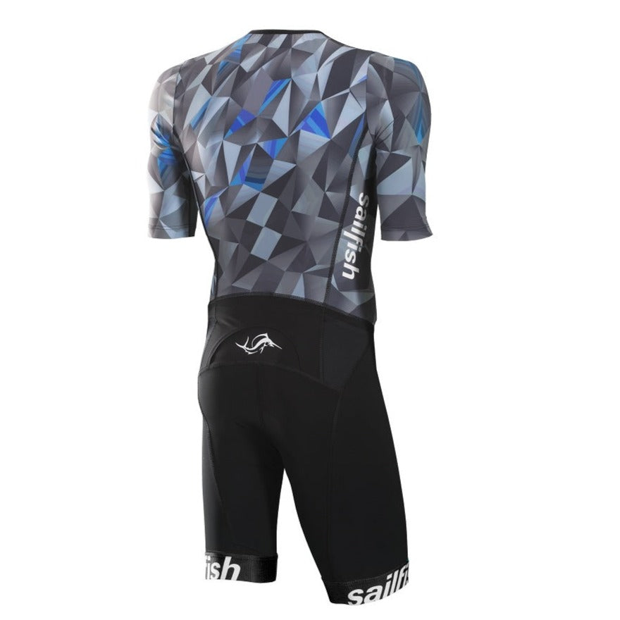 Sailfish Aerosuit Comp Square, Herren, schwarz/blau/graphit
