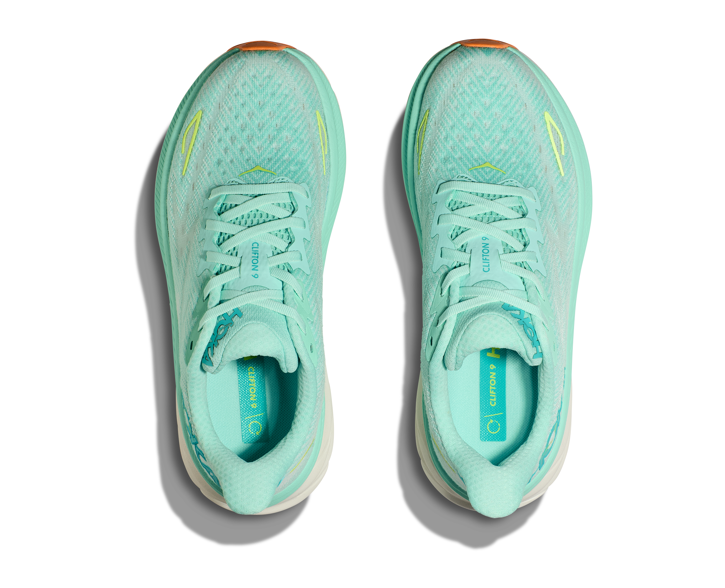 Hoka Clifton 9, Laufschuh, Damen, Seafoam/Aqua Breeze