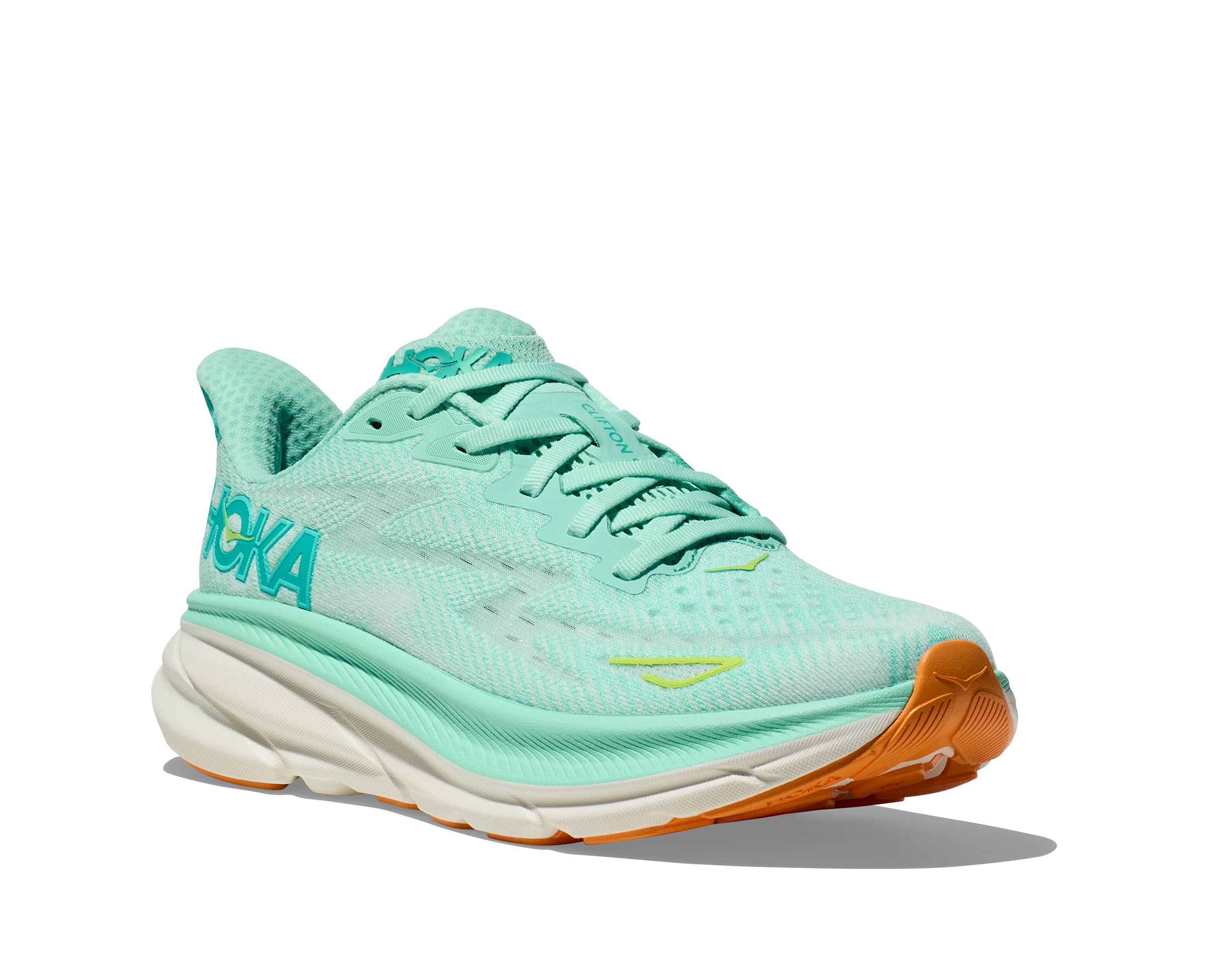 Hoka Clifton 9, Laufschuh, Damen, Seafoam/Aqua Breeze