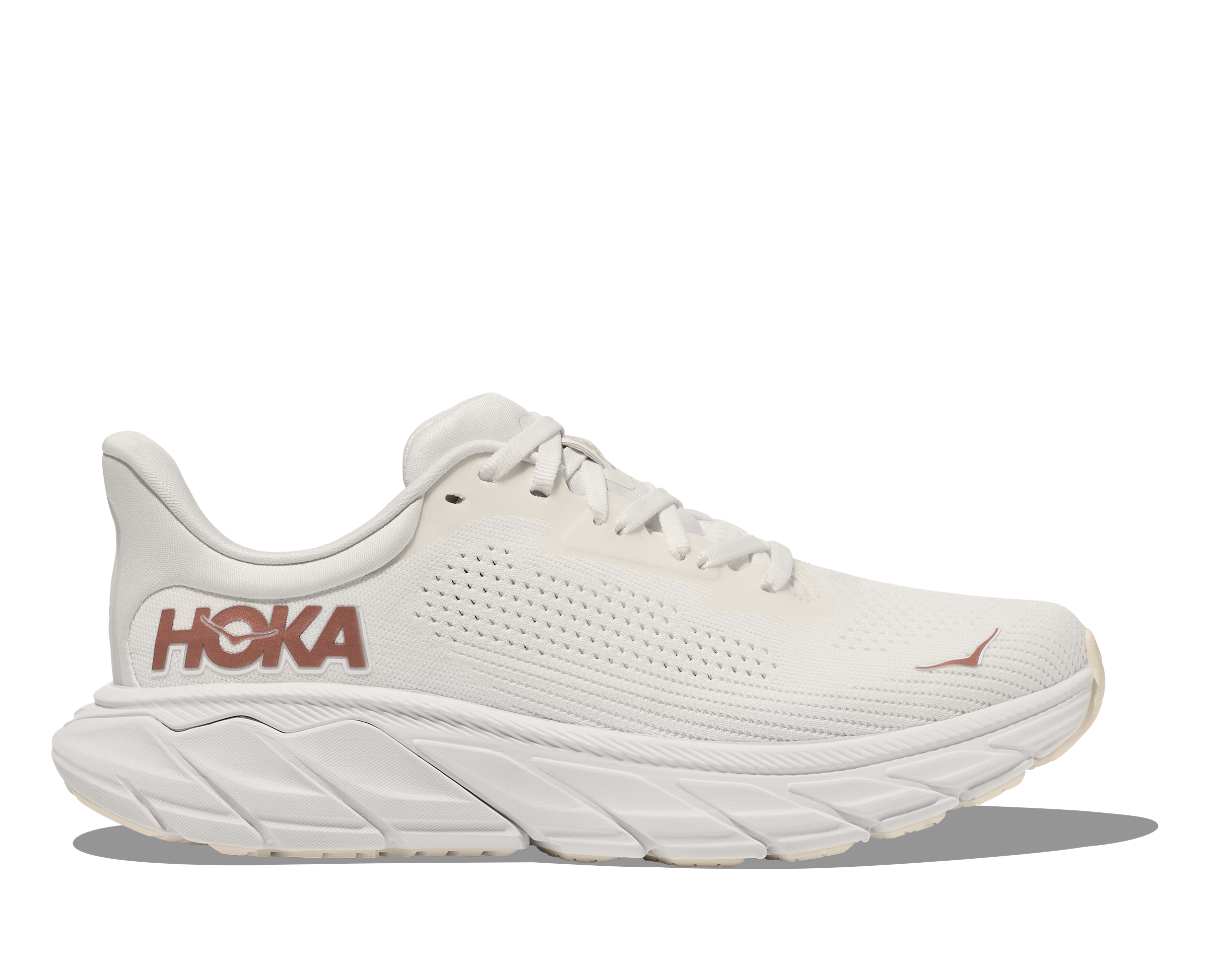 Hoka Arahi 7, Laufschuh, Damen, Blanc De Blanc/Rose Gold