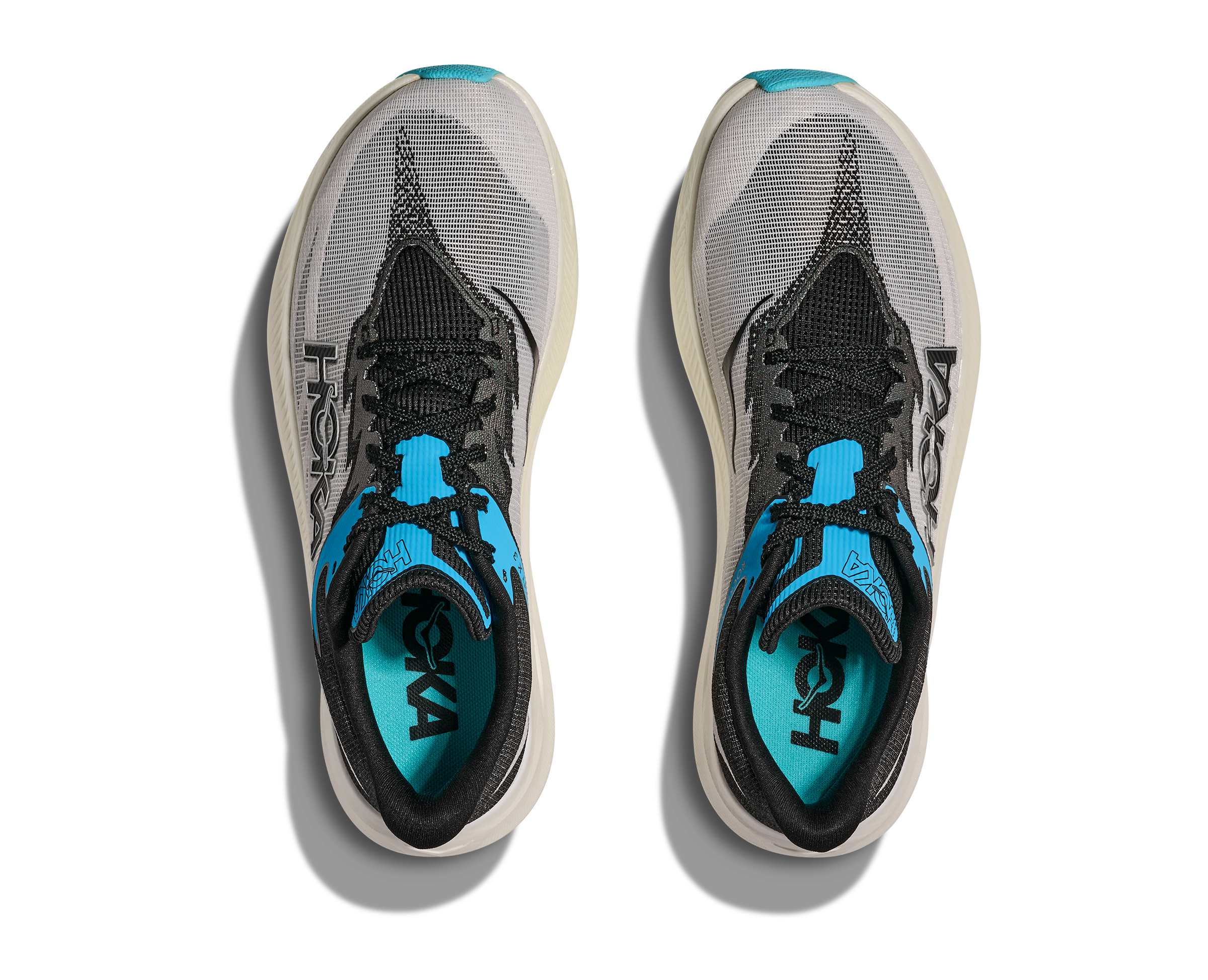 Hoka Rocket X 3, Laufschuh, unisex, White/Black