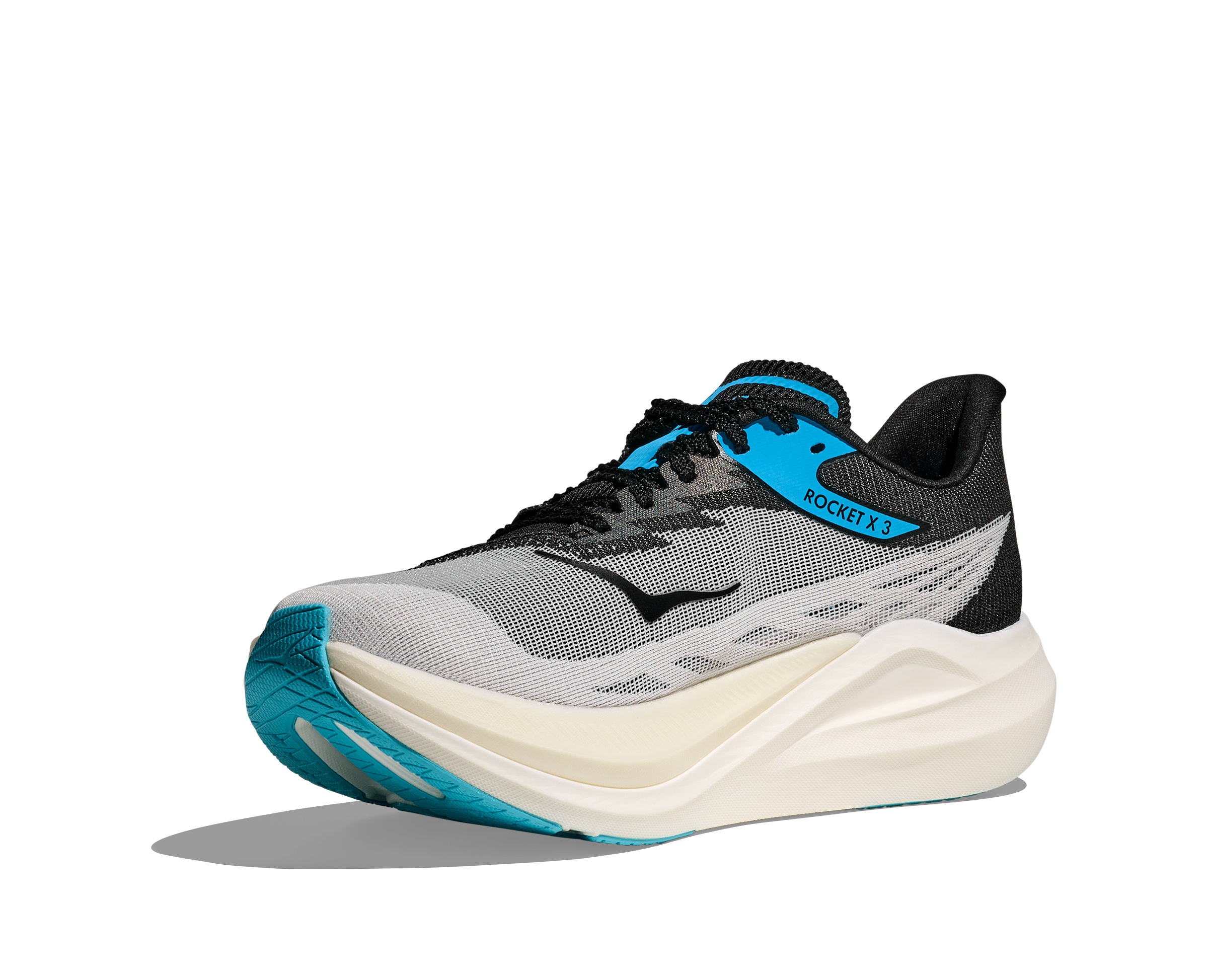 Hoka Rocket X 3, Laufschuh, unisex, White/Black