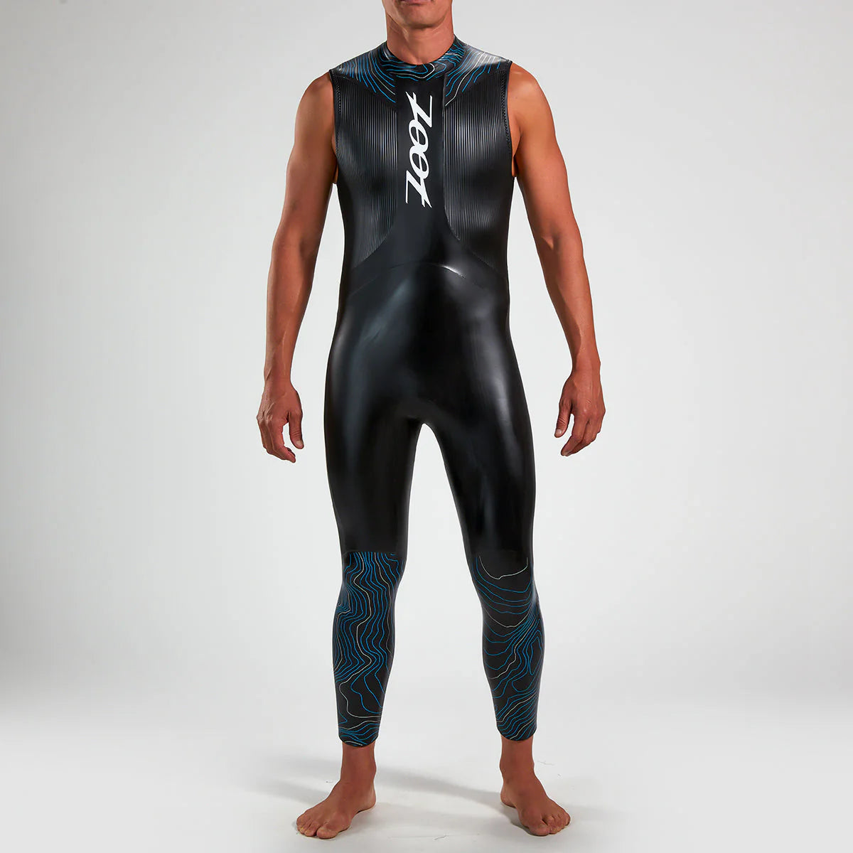 Tester Zoot Kona 2.0, wetsuit, ocean blue, blue, men, 2023