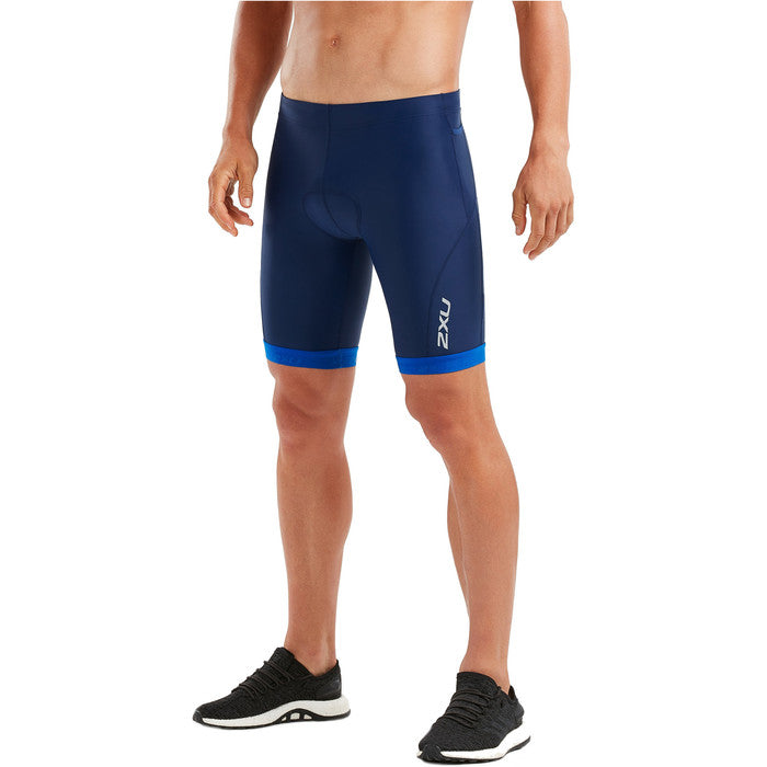 2XU Active Tri Shorts, Herren, Navy/ Lapis Blue Print
