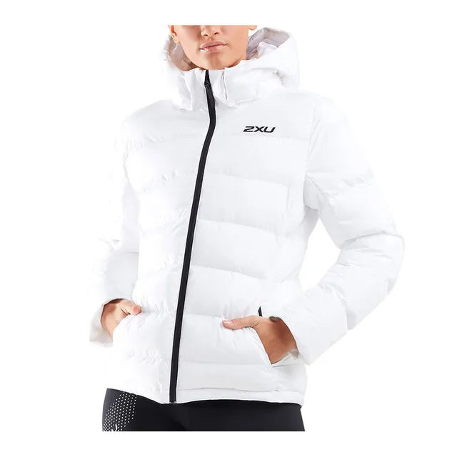 2XU Utility Pursuit Insulation Jacket, Damen, White/Black