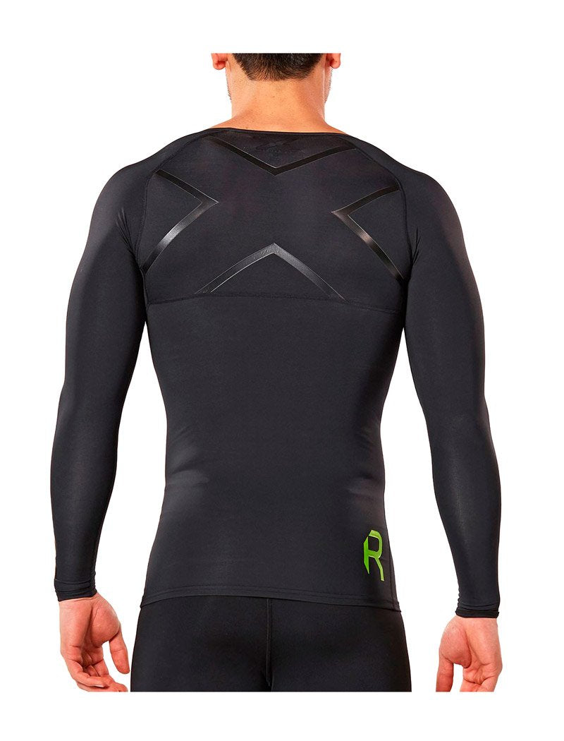 2XU  Refresh Recovery Compression Top, Herren, Black/Nero