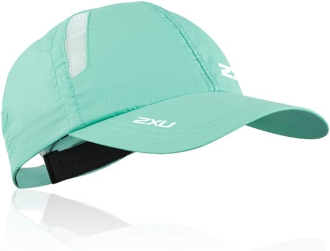 2XU Unisex Run Cap, Kappe, Fresh Blue/White