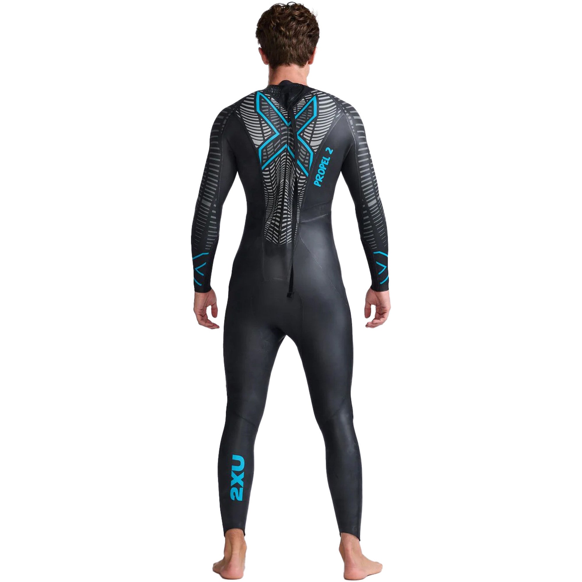 2XU P:2 Propel, wetsuit, black/silver, men, 2023