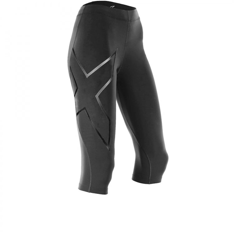 2XU TR2 Compression 3/4 Tights, Laufhose, Damen, Black/Nero