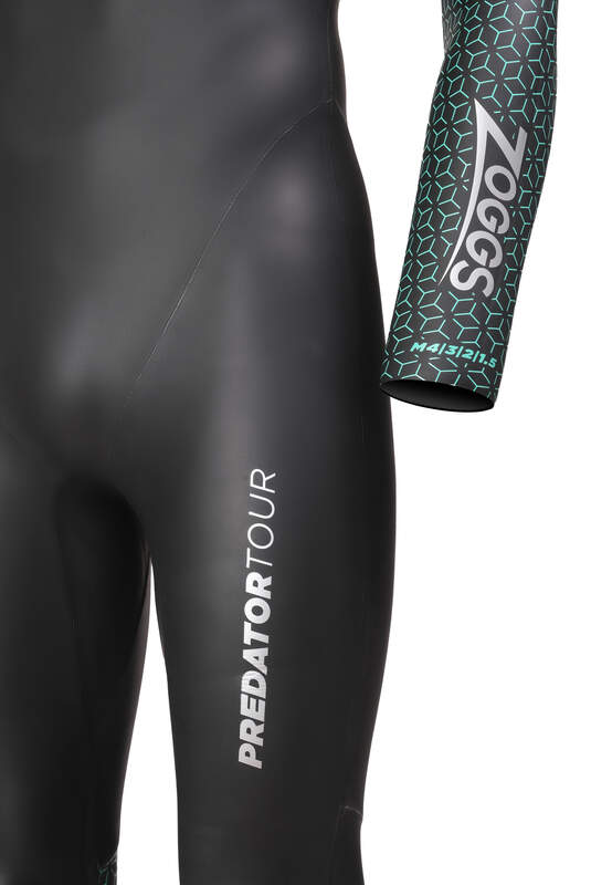 Zoggs PREDATOR TOUR FS, Black/Blue, Neoprenanzug, Damen 2025