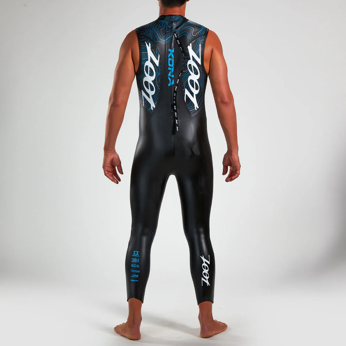 Tester Zoot Kona 2.0, wetsuit, ocean blue, blue, men, 2023