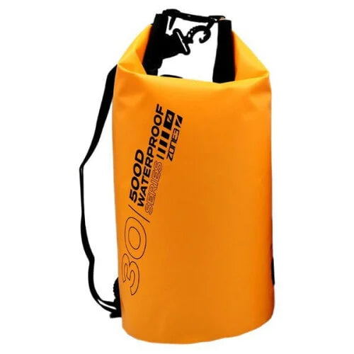 ZONE3 30L Waterproof Dry Bag, black/orange