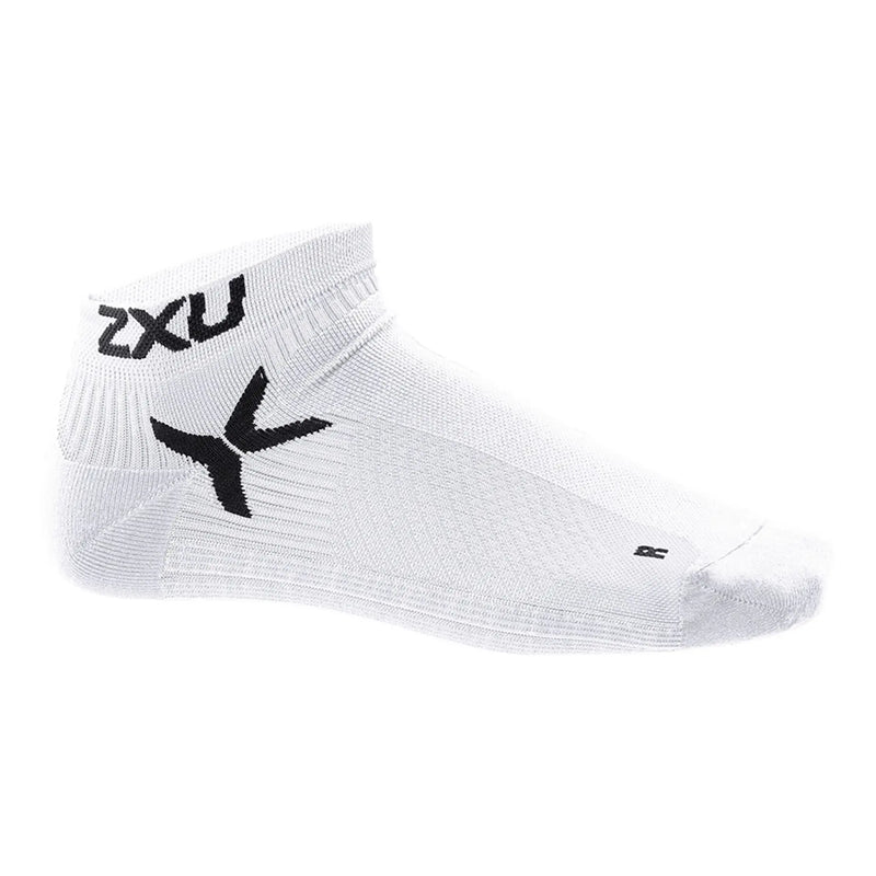 2XU Performance Low Rise Socken, weiß, Größe S/M