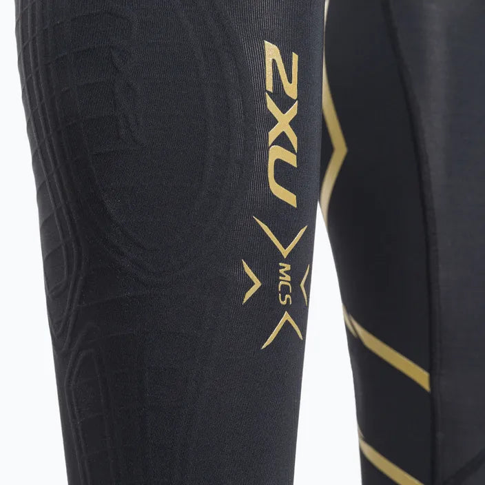 2XU Herren MCS Cross Training Compression Tights, Black/Gold