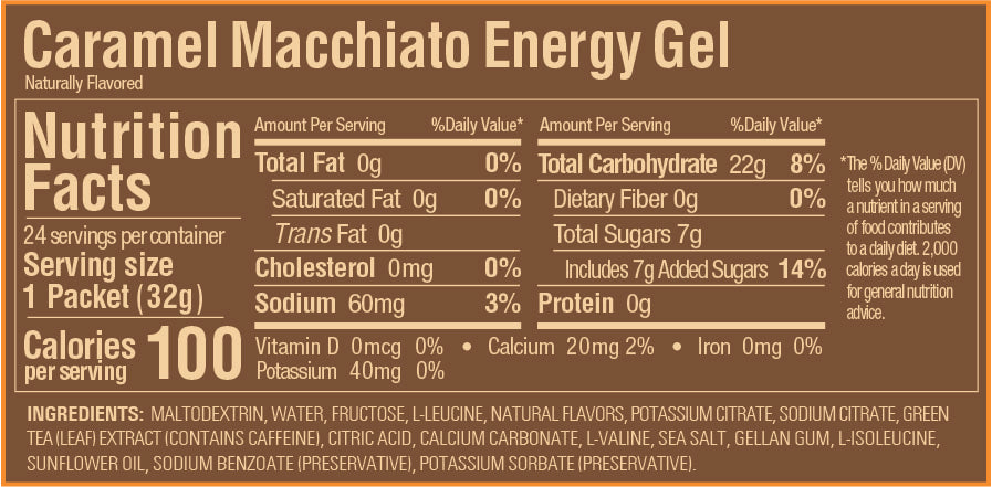 GU Energy Gel 32g Caramel Macchiato