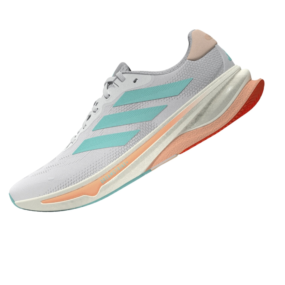 Adidas Supernova Solution 2, Laufschuh, Damen, White/Aqua/Peach