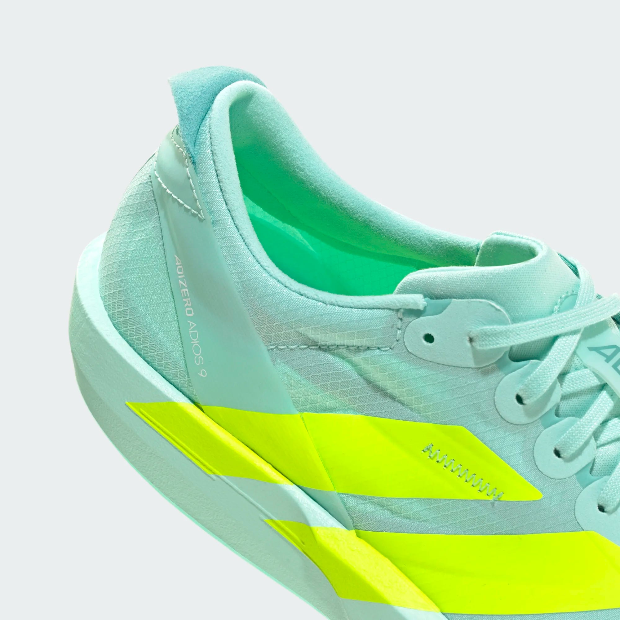 Adidas ADIZERO ADIOS 9, Laufschuh, Damen, Sea Flash Aqua/Lucid Lemon/Minton
