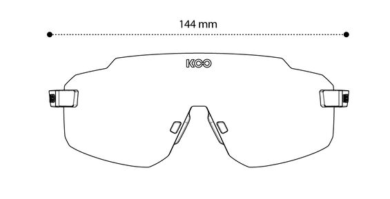 KOO Supernova, Sonnenbrille, Black Matt L.Green MR
