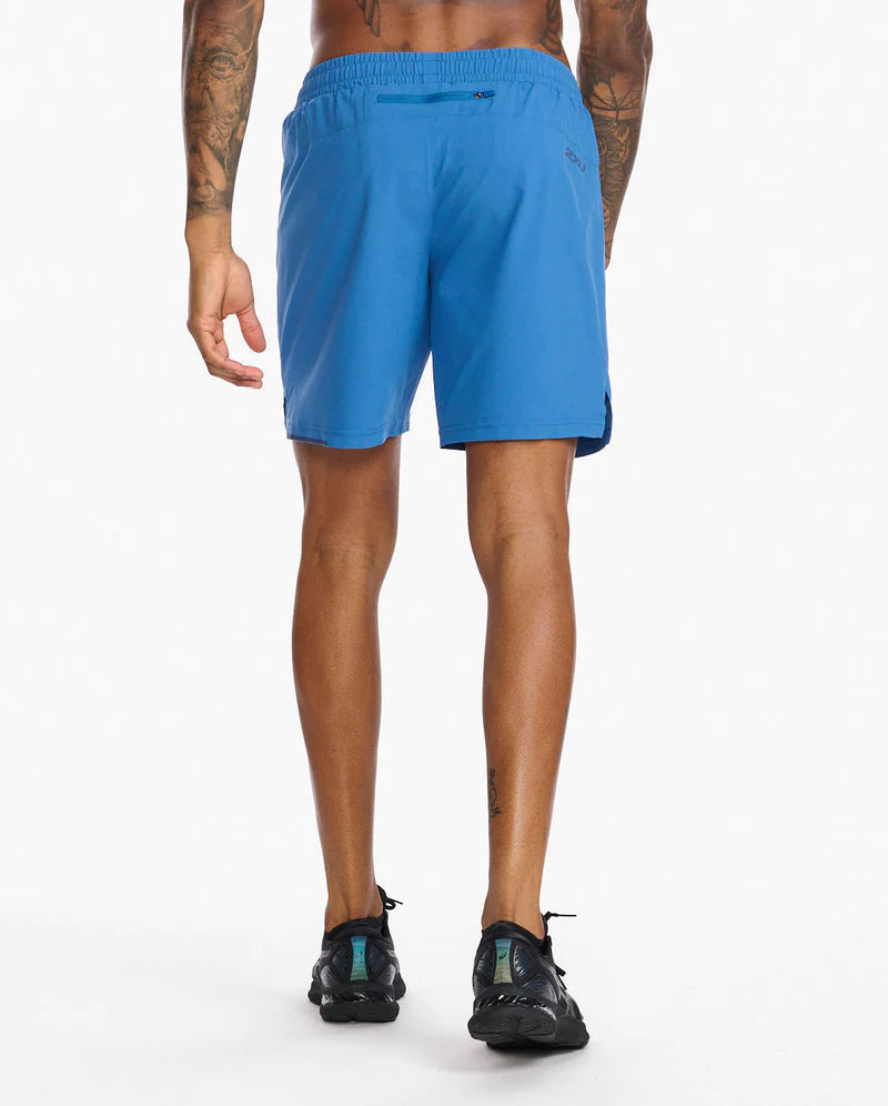 2XU Aero 7 Inch Short, Laufhose, Herren, blau